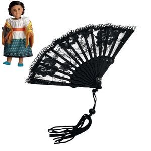 American Girl Josefina Black Fan, Feast Day Finery Heirloom Doll Accessory New